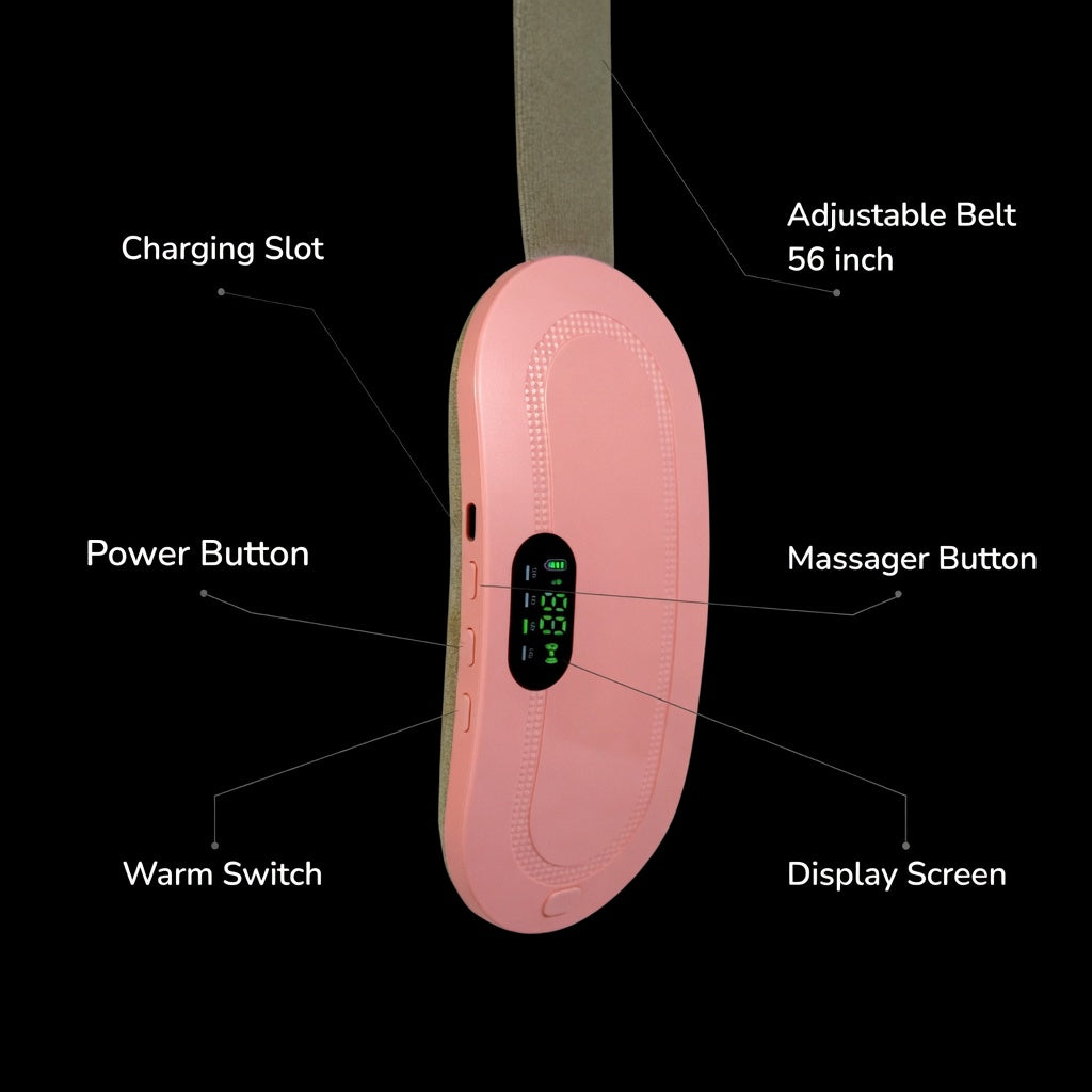 Heating Pad Women Period Pain Cramp Relief belt